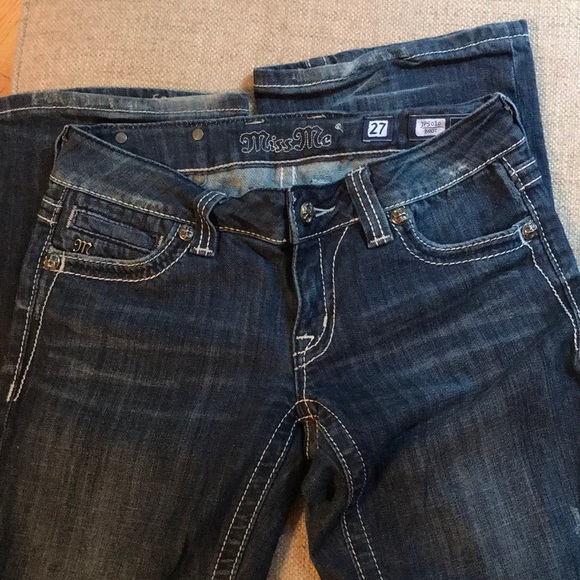 Miss Me Jeans size 27 Boot Cut EUC - Picture 5 of 8